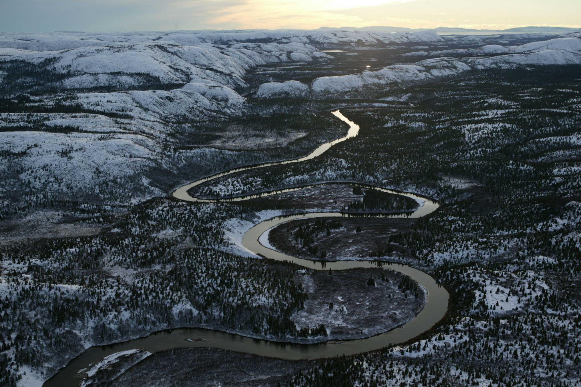 Parc Tursujuq hiver par Robert Fréchette