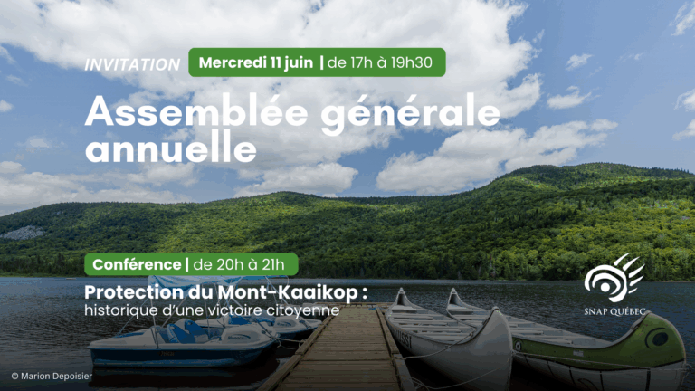 Assemblée générale annuelle SNAP Québec