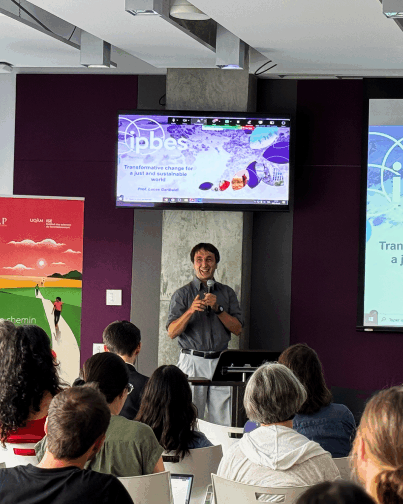 Conférence de Dr Lucas Alejandro Garibaldi sur les changements transformateurs