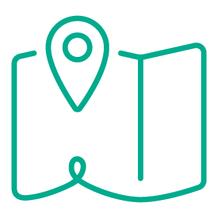 Icône carte interactive