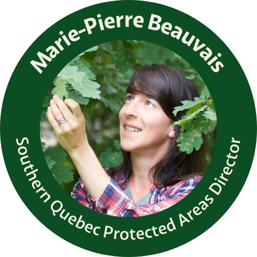 Marie-Pierre Beauvais Southern Québec protected areas director