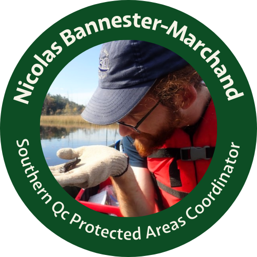 Nicolas Bannester-Marchand Southern Québec protected areas coordinator